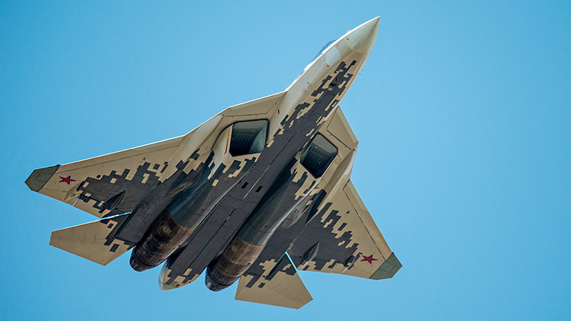 Эксперт рассказал о возможностях истребителя Су-57 в связке с беспилотниками