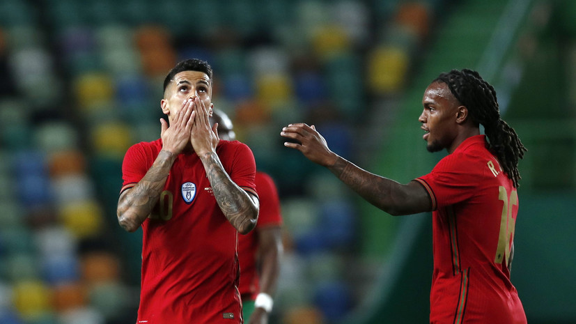 Сборная Португалии по футболу разгромила Израиль в контрольном матче