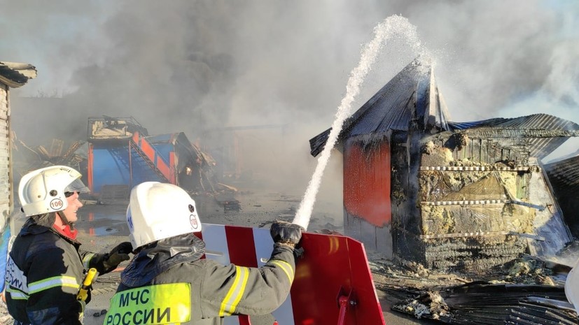 Пожар на АГЗС в Новосибирске полностью ликвидирован