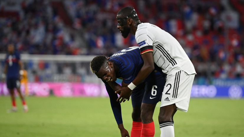 Футболист сборной Германии Рюдигер высказался об инциденте с Погба в матче с Францией