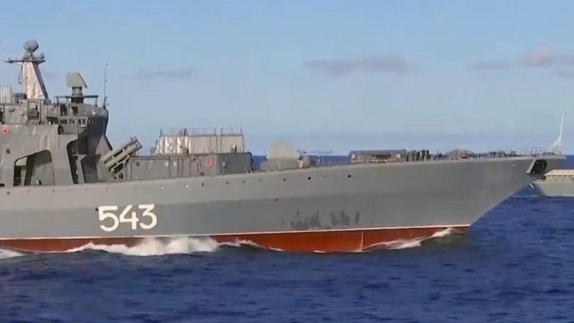 Корабли и авиация России провели учения в Тихом океане
