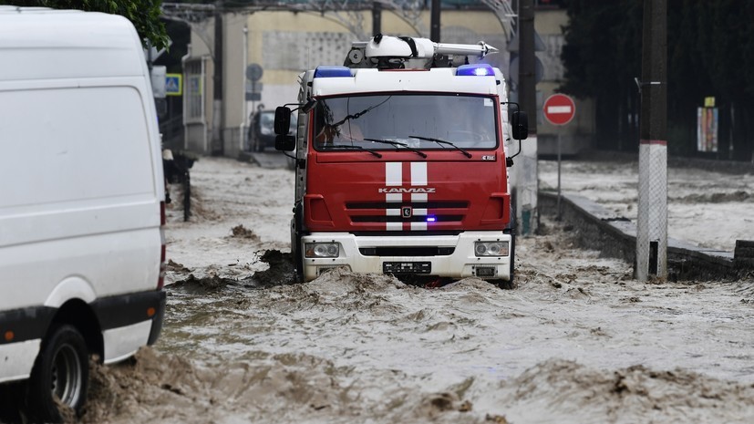 Число пострадавших из-за подтоплений в Ялте возросло до 18