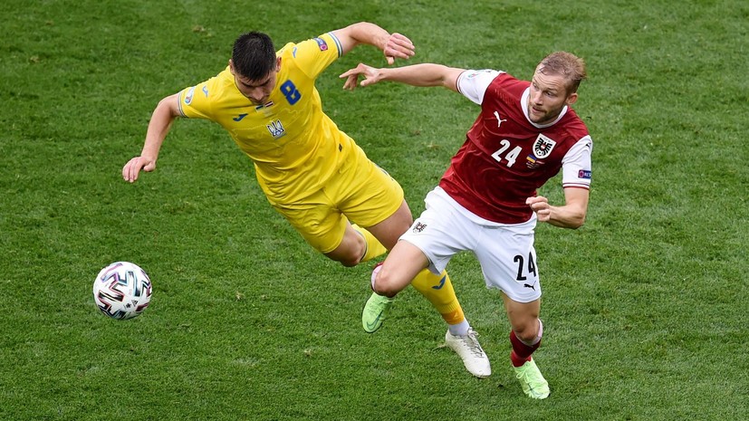 Украина обновила личный антирекорд по числу ударов по воротам за первый тайм на Евро