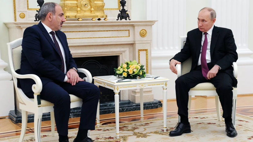 Путин провёл переговоры с Пашиняном