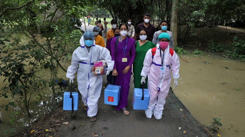 В Индии за сутки выявили более 51 тысячи случаев коронавируса