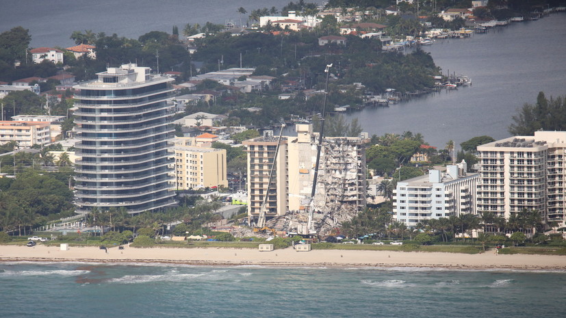 Число погибших при обрушении жилого дома в Майами возросло до девяти