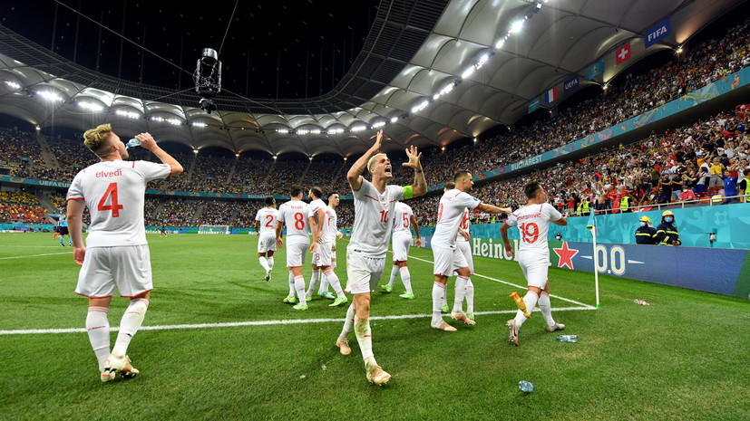 Швейцария сыграет с Испанией в четвертьфинале Евро-2020