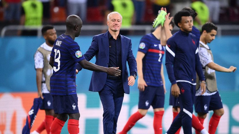 Дешам прокомментировал поражение от Швейцарии в 1/8 финала Евро-2020