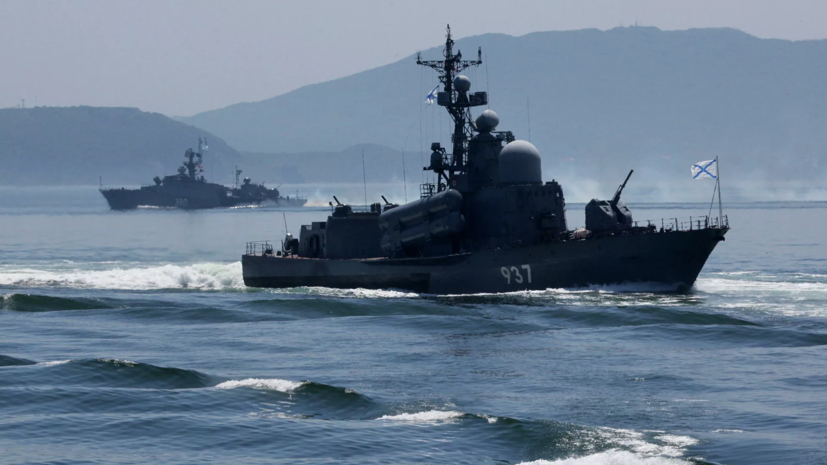 Российские корабли провели ракетные стрельбы в Тихом океане