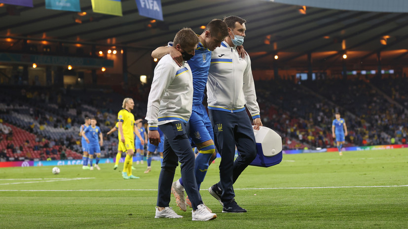 Футболист сборной Украины Беседин пропустит полгода после травмы в матче со Швецией