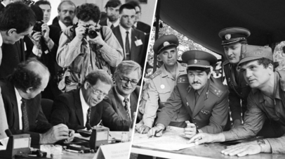 Подписание протокола о ликвидации ОВД 1 июля 1991 года / Учения войск стран Варшавского договора