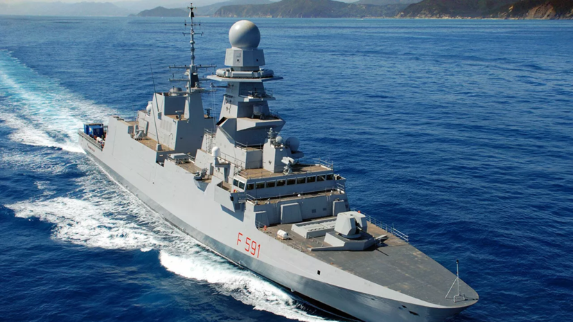 Российский флот приступил к слежению за фрегатом Италии в Чёрном море