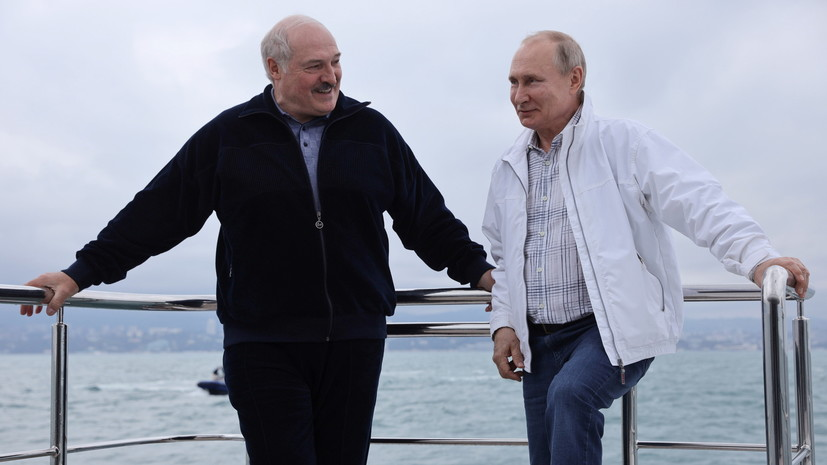 Путин направил Лукашенко телеграмму по случаю Дня независимости Белоруссии
