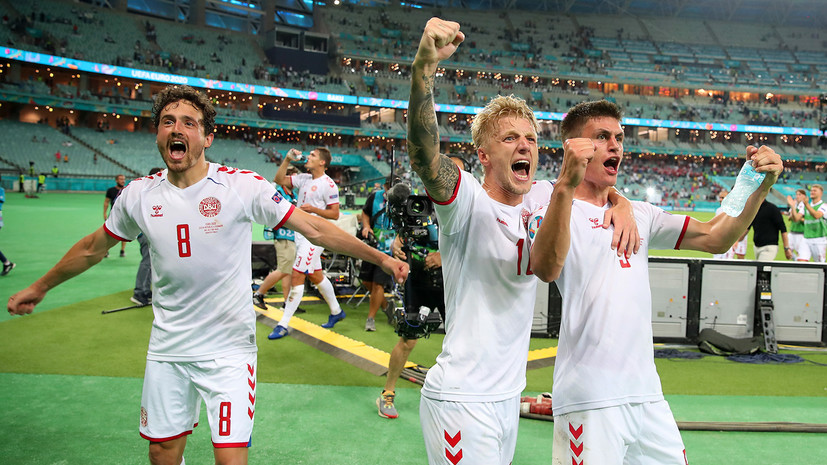Быстрый гол Дилейни, красивый пас Мехле и пятый мяч Шика: как Дания обыграла Чехию и вышла в полуфинал Евро-2020