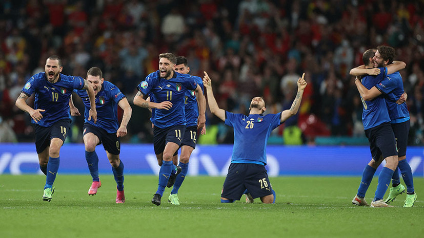 «Вместе дотерпели до финала»: что говорили после победы Италии над Испанией в 1/2 Евро-2020