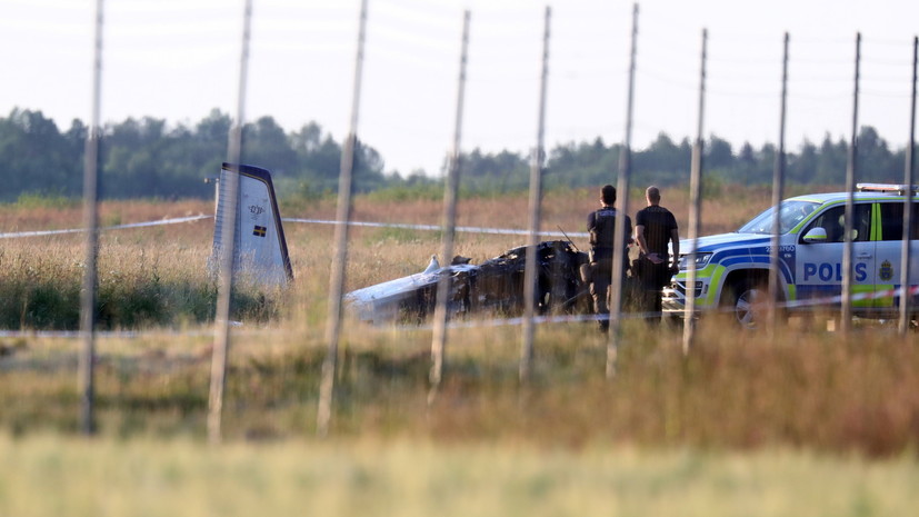 The Sun: в результате крушения самолёта в Швеции погибли девять человек