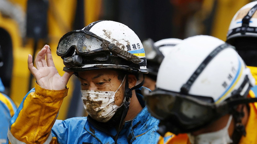 На юго-западе Японии объявлена эвакуация из-за ливня