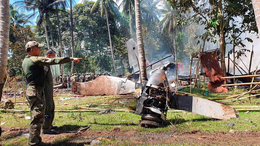 На Филиппинах рассказали о ситуации с расшифровкой самописца с упавшего самолёта