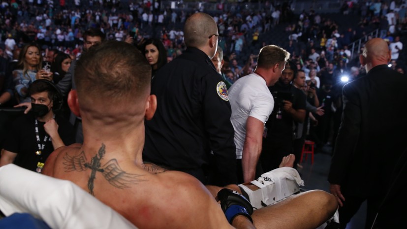 Макгрегор рассказал о переломе ноги в бою с Порье