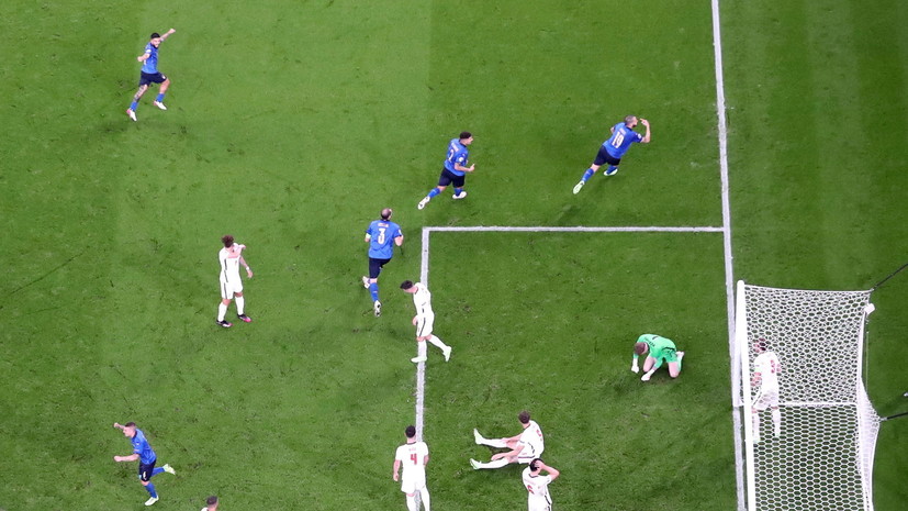 Италия установила рекорд финалов Евро по владению мячом