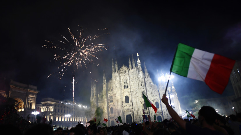 СМИ: В Италии несколько болельщиков погибли во время празднования победы на Евро-2020