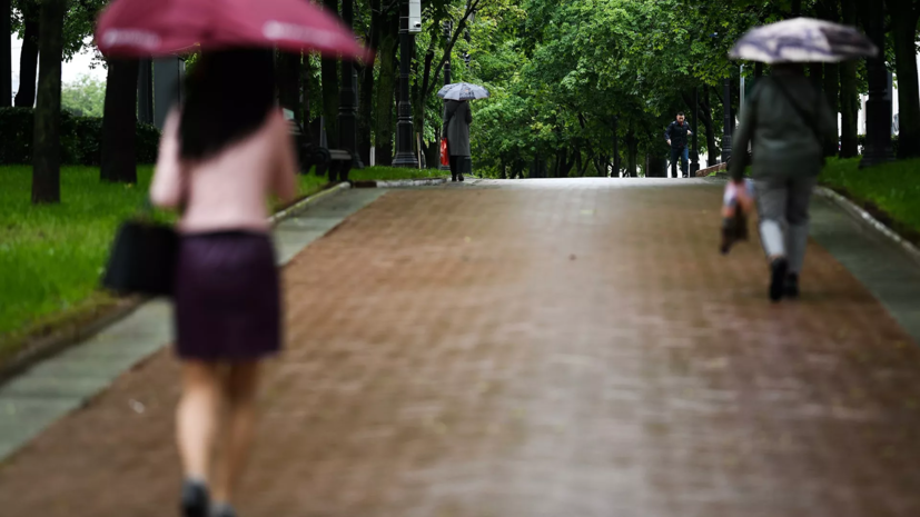 Синоптик спрогнозировал сохранение дождливой погоды в Москве в ближайшие дни