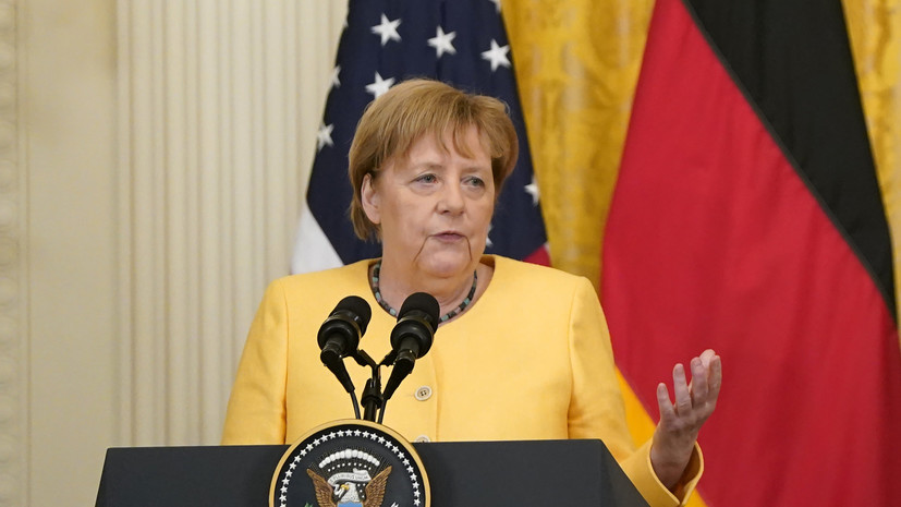 Меркель надеется на продление газового договора между Россией и Украиной