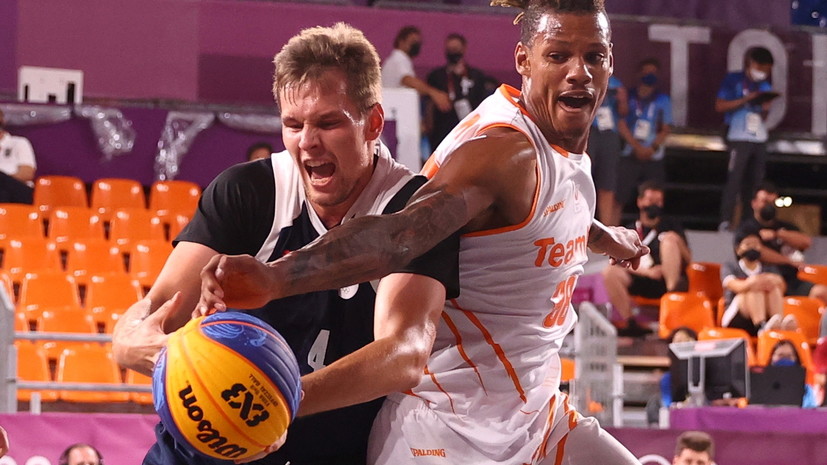 Россия проиграла Нидерландам на олимпийском турнире по баскетболу 3×3