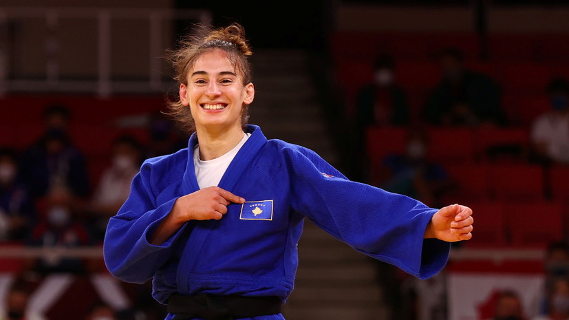 Дзюдоистка из Косова Гякова стала олимпийской чемпионкой в весе до 57 кг