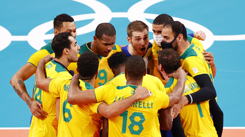 Бразильские волейболисты победили Аргентину на Играх в Токио