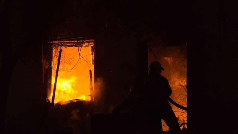 В Ивановской области произошёл пожар в неэксплуатируемом здании