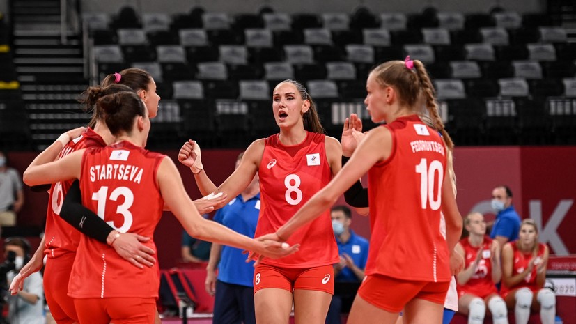Россия победила Аргентину на женском волейбольном турнире Олимпиады
