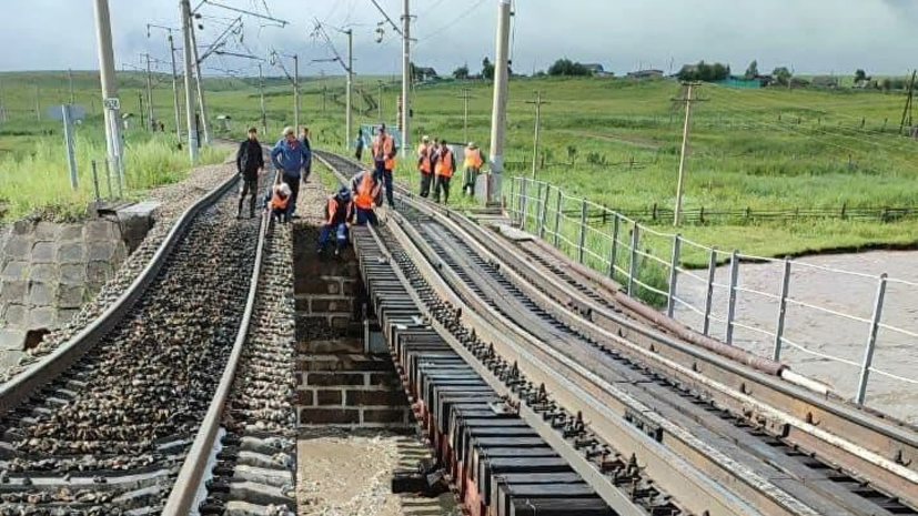 В РЖД оценили сроки постройки нового ж/д моста после ЧС на Транссибе