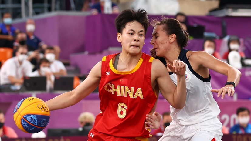 Россия победила Китай и вышла в финал женского турнира по баскетболу 3×3 на ОИ в Токио