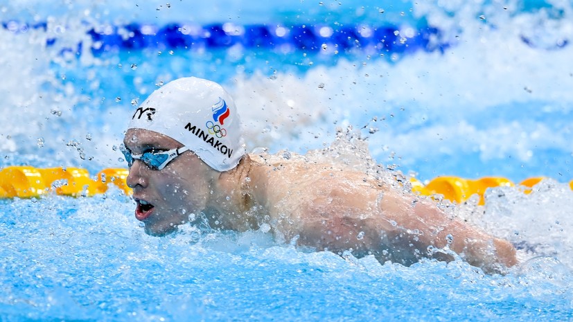 Минаков вышел в финал Олимпиады в заплыве на 100 м баттерфляем