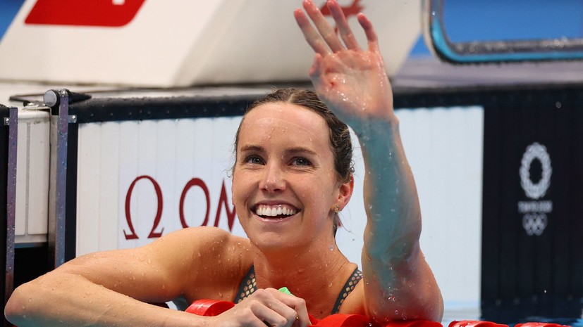 Австралийка Маккеон завоевала золото в плавании на 100 м вольным стилем на ОИ-2020