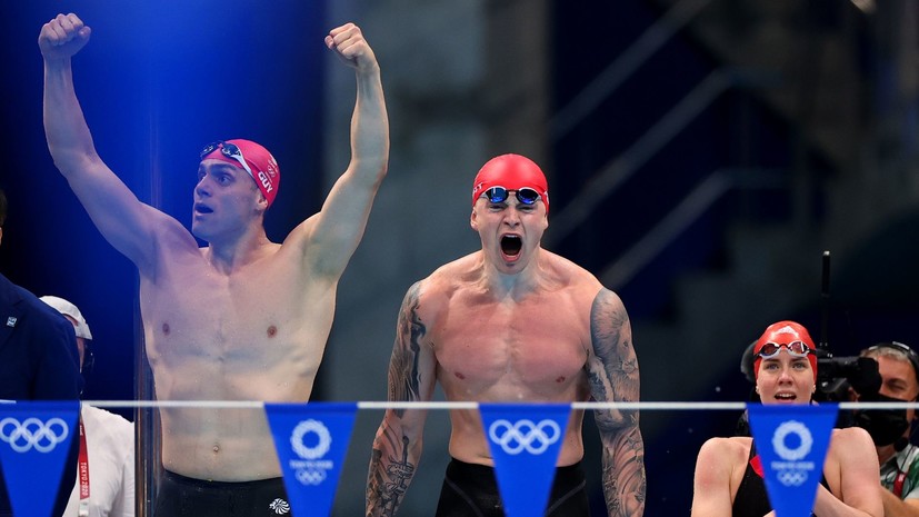 Британские пловцы выиграли комбинированную эстафету на Олимпиаде, россияне — седьмые