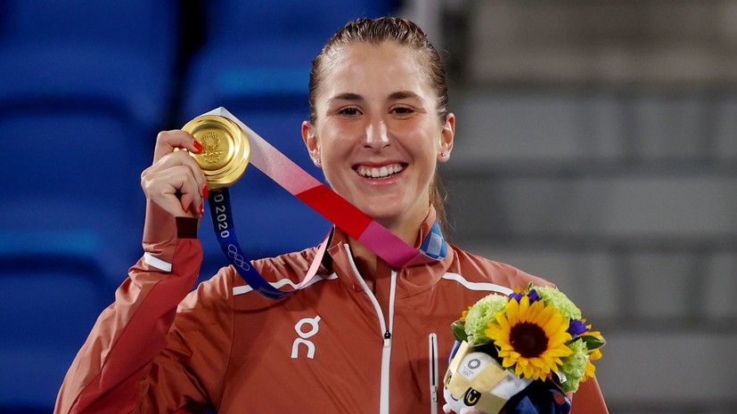 Бенчич обыграла Вондроушеву в финале теннисного турнира на ОИ