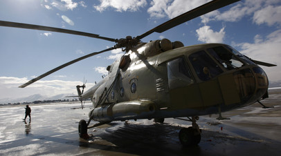 Военно-транспортный вертолёт Ми-17В-5 в Афганистане