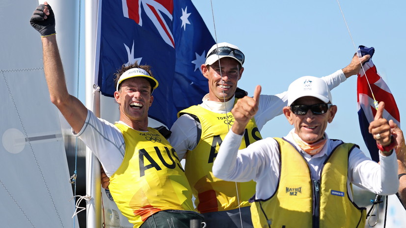 Австралийцы завоевали золото ОИ в парусном спорте в классе 470