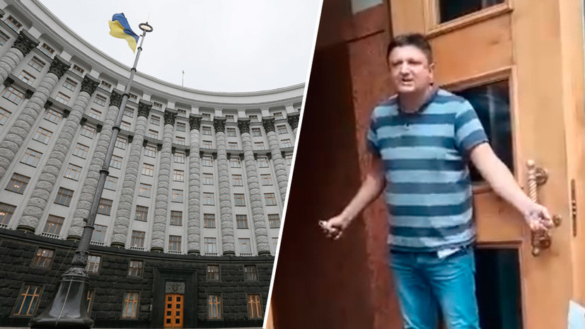 Неизвестный угрожает взорвать гранату в здании кабмина Украины
