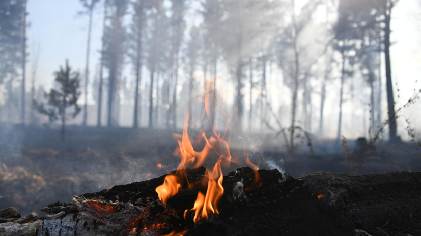 Локализован пожар в якутском селе Бясь-Кюель