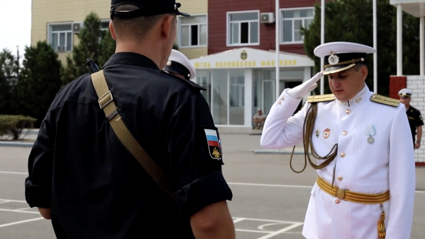 Новобранцы Каспийской флотилии приняли военную присягу в Дагестане