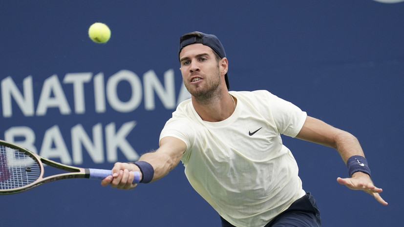 Хачанов уступил Оже-Альяссиму во втором круге теннисного «Мастерса» в Цинциннати