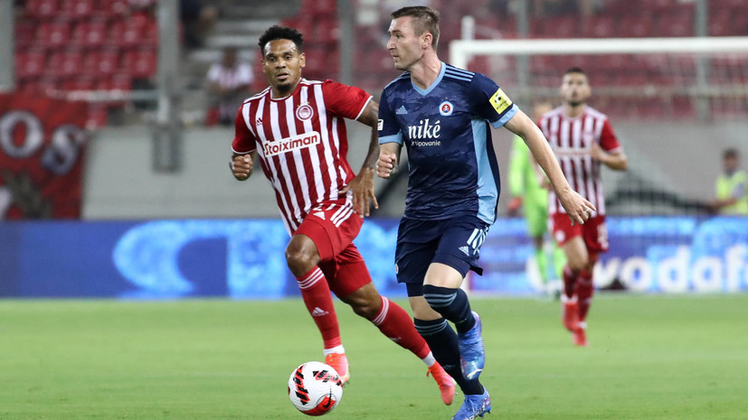 «Олимпиакос», «Рейнджерс» и «Рапид» победили в первых матчах раунда плей-офф квалификации ЛЕ