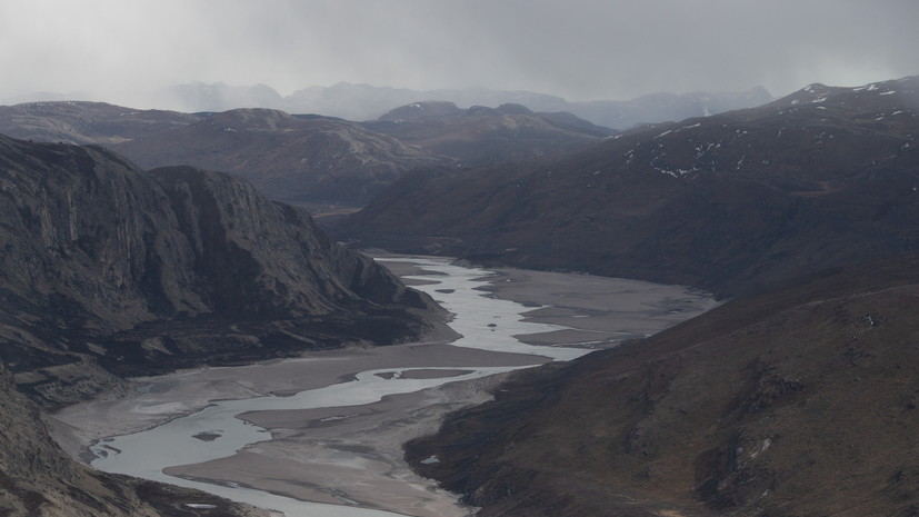 В горах Гренландии впервые пошёл дождь