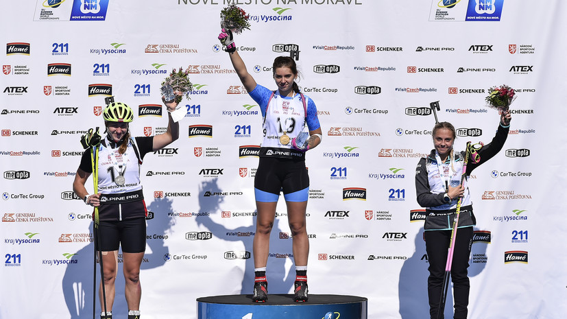 Гореева выиграла суперспринт на юниорском ЧМ по летнему биатлону