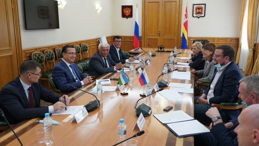 В Калининградской области рассказали о сотрудничестве с Узбекистаном