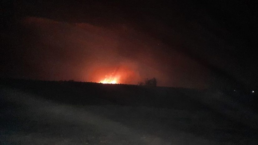 В Казахстане рассказали об эвакуации детей из района ЧП на складе воинской части