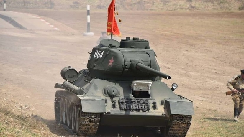 В форуме «Армия-2021» принял участие танк Т-34